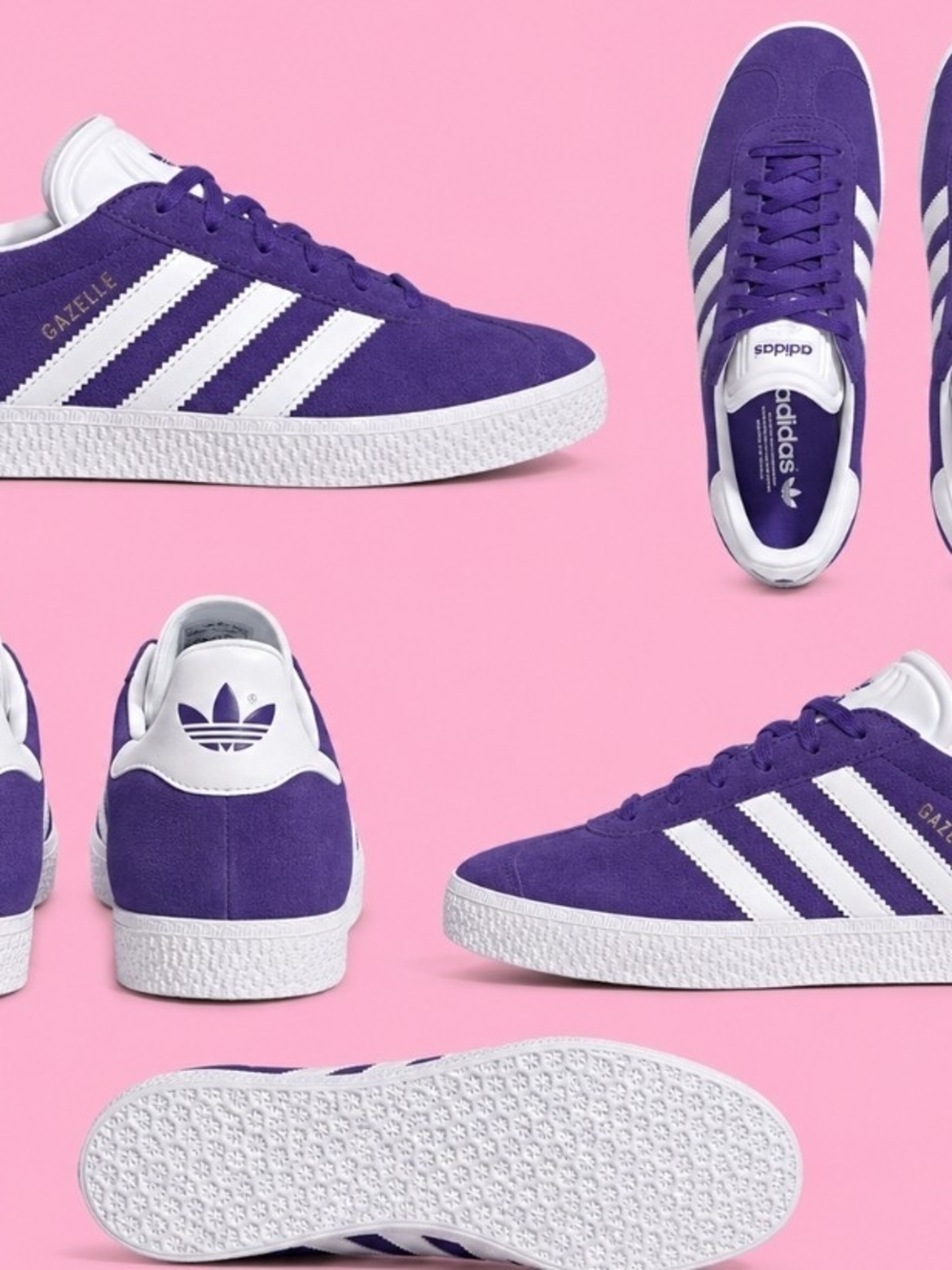 Adidas Gazelle Size 7W/5.5Y In Energy Ink Brand New